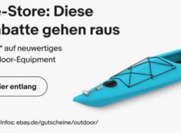 Ebay: Outdoor-Artikel im Re-Store mit 15 Prozent Extra-Rabatt