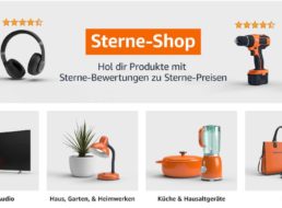 Amazon: Sterne-Shop mit gut bewerteten Produkten