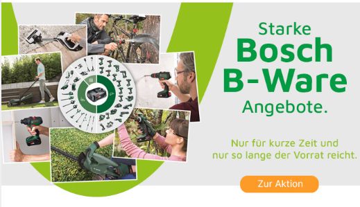 Bosch: B-Ware-Sale bei Völkner mit Angeboten ab 29,99 Euro