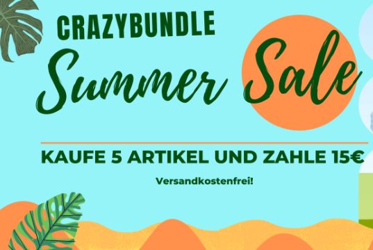 Dealclub: 5 Sommerartikel nach Wahl für 15 Euro frei Haus