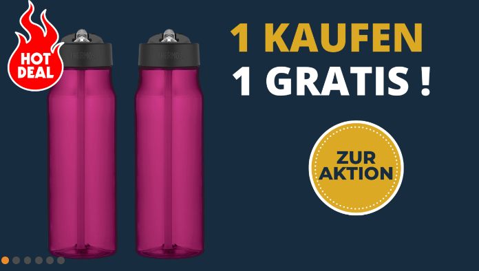 Dealclub: Doppelpack Thermos Trinkflasche für 9,99 Euro