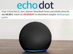 Amazon: Echo Dot im Doppelapck für 69,98 Euro frei Haus