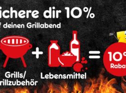 Netto: 10 Prozent Rabatt auf Grills und Lebensmittel