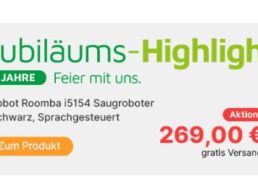 Völkner: Saugroboter „IRobot Roomba i5154“ für 269 Euro frei Haus