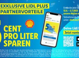 Lidl Plus: 5 Cent / Liter Tankrabatt bei Shell