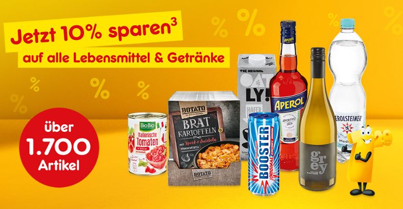 Läuft aus: 10 Prozent Rabatt auf Lebensmittel bei Netto Online