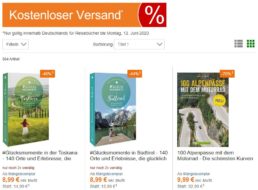 Terrashop: Reisebücher bis Montag mit Gratis-Versand