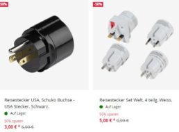 Vivanco: Reisestecker ab 6,99 Euro frei Haus