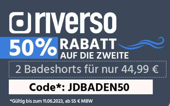 Riverso: Badeshorts im Doppelpack für 44,99 Euro frei Haus