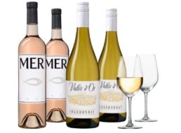 Weinbörse: Sommerliches Weinpaket mit zwei Gläsern für 27,44 Euro