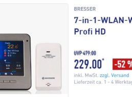 Aldi: Bresser 7-in-1-Wetterstation für 229 Euro