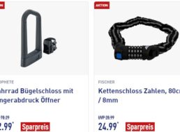 Aldi: Fahrradschloss mit Fingerprint für 68,94 Euro frei Haus