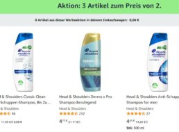 Head & Shoulders: Drei Shampoos zum Preis von zweien