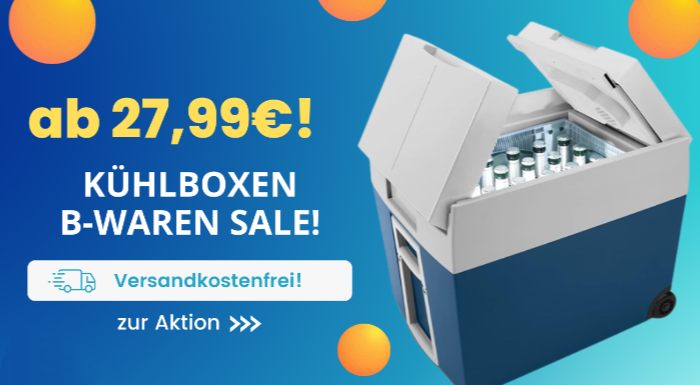 Dealclub: Elektrische Kühlboxen als B-Ware ab 27,99 Euro