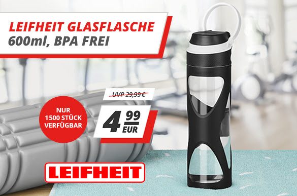 Druckerzubehoer: Leifheit Trinkflasche für 4,99 Euro