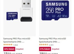 Samsung: Speichermedien bei Amazon ab 19,99 Euro