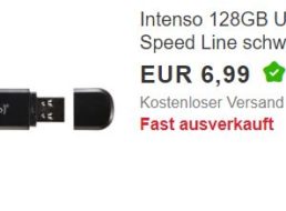 Ebay: Intenso USB-Stick mit 128 GByte für 6,99 Euro frei Haus