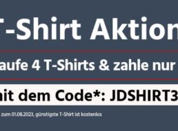 Jeans Direct: Vier T-Shirts zum Preis von dreien