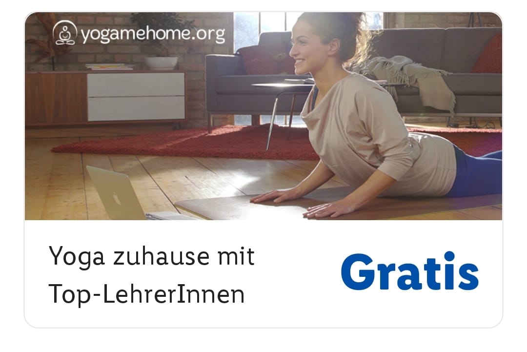 Gratis: 30 Tage Yoga-Kurse via "Lidl Plus"