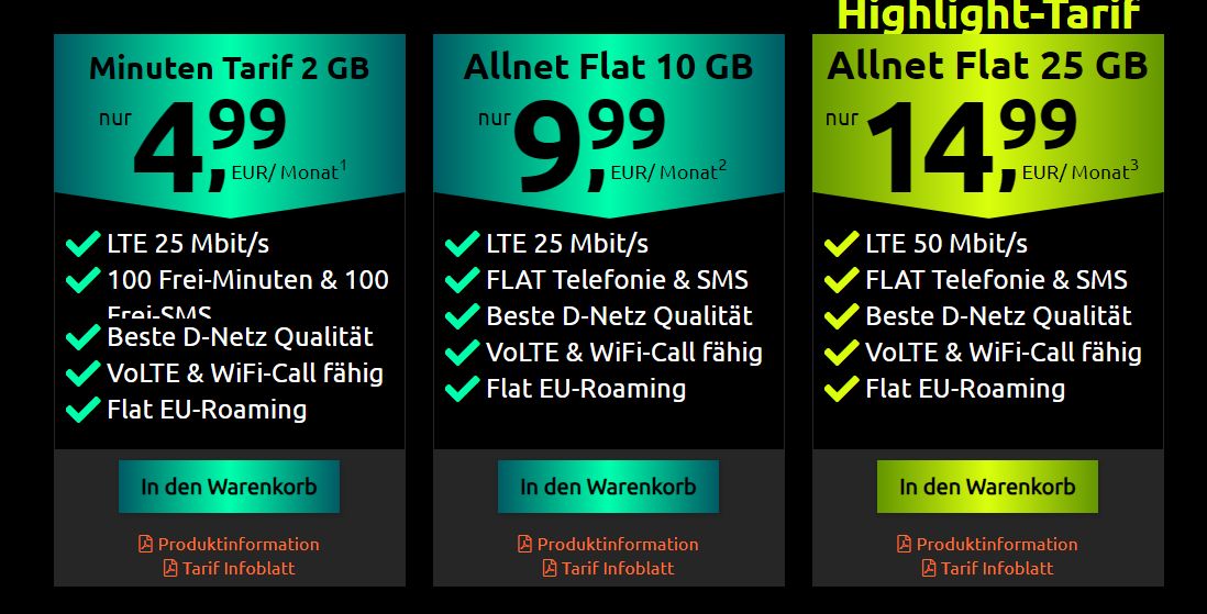 Telekom-Netz: 2 GByte LTE & 100 Freiminuten für 4,99 Euro