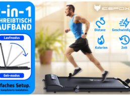 Amazon: Laufband „icefox 2“ für 149,99 statt 299,99 Euro