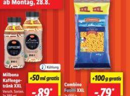 Lidl: XXL-Woche mit Nudeln zum Pfundpreis von 66 Cent