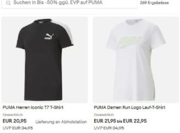 Puma: Sale bei Ebay mit bis zu 50 Prozent Rabatt