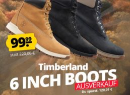 Timberland: Boots bei Sportspar für 99,99 Euro frei Haus