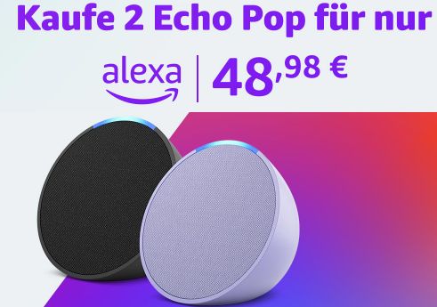 Echo Pop: Doppelpack für 48,98 Euro frei Haus