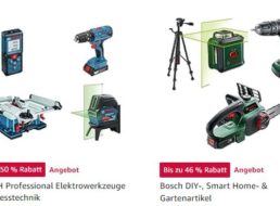 „Bosch Professional“: Sale bei Amazon mit Zubehör ab 15,99 Euro
