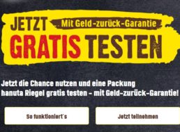 Gratis: Hanuta-Riegel via Cashback zum Nulltarif