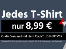 Jeans Direct: 800 Markenshirts für je 8,99 Euro frei Haus