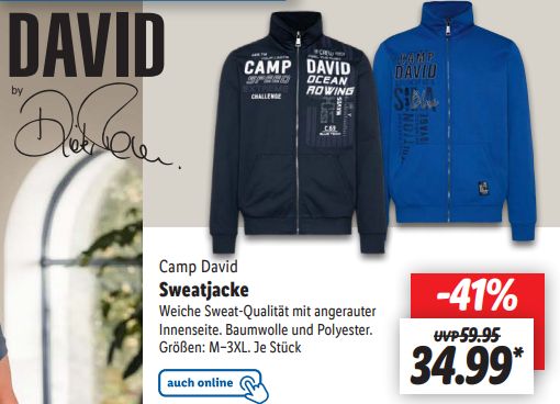 Lidl: Camp – David Zeit mit Rabatt für kurze
