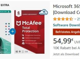 Amazon: 15 Monate „Microsoft 365 Family“ mit Fresh-Gutschein für 54,99 Euro