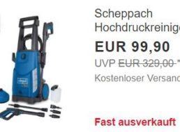 Ebay: Hochdruckreiniger „Scheppach HCE2600“ für 99,90 Euro