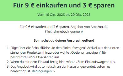 Sensodyne: 3 Euro Rabatt ab 9 Euro Warenwert via Amazon