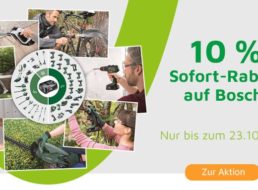 Völkner: 10 Prozent Bosch-Rabatt bis Montag