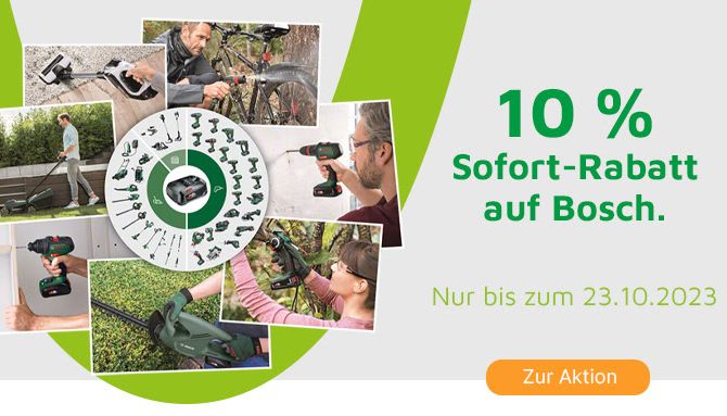Völkner: 10 Prozent Bosch-Rabatt bis Montag
