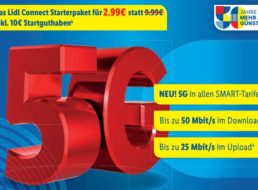 Lidl Connect: SIM-Karte mit 10 Euro Guthaben für 2,99 Euro