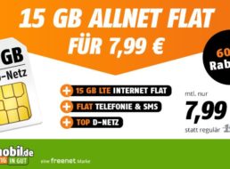 Klarmobil: 15 GByte LTE im Vodafone-Netz für 7,99 Euro