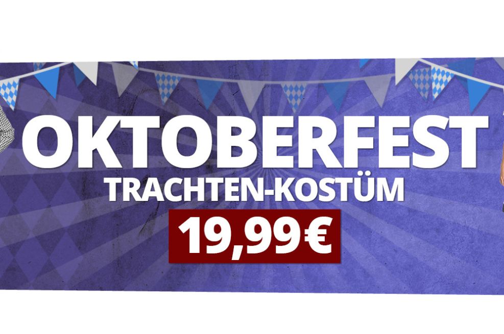 Sportspar: "Oktoberfest-Kostüm" für 19,99 Euro