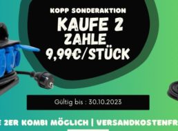 Kopp: Outdoor-Steckdosen für 19,98 Euro im Doppelpack