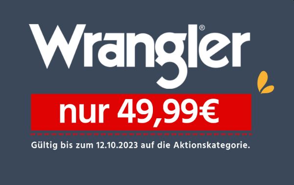 Jeans Direct: Wrangler-Jeans jetzt für 49,99 Euro frei Haus