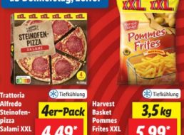 Lidl: XXL-Woche mit Pommes-Großpackungen und mehr