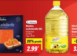 Lidl: XXL-Woche mit bis zu 28 Prozent Rabatt