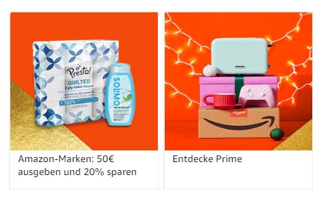 Black Friday: Amazon-Vorratspackungen mit 20 Prozent Rabatt