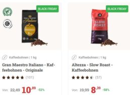 Cafori: Kaffeebohnen-Kilopacks ab 8,39 Euro