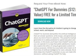 Gratis: eBook „ChatGPT For Dummies“ für 0 Euro