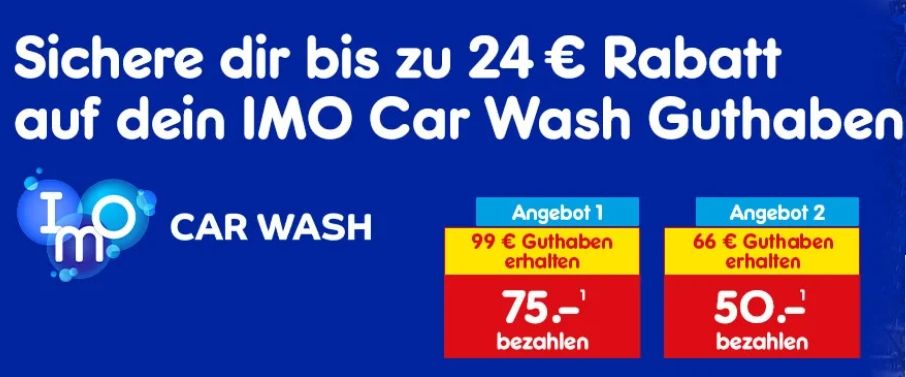 Netto: Guthaben für "Car Wash" mit 24 Prozent Rabatt