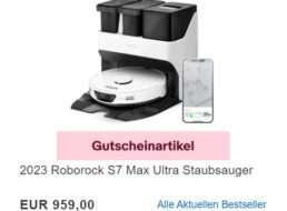 Ebay: „Roborock S7 Max Ultra“ für 859 Euro